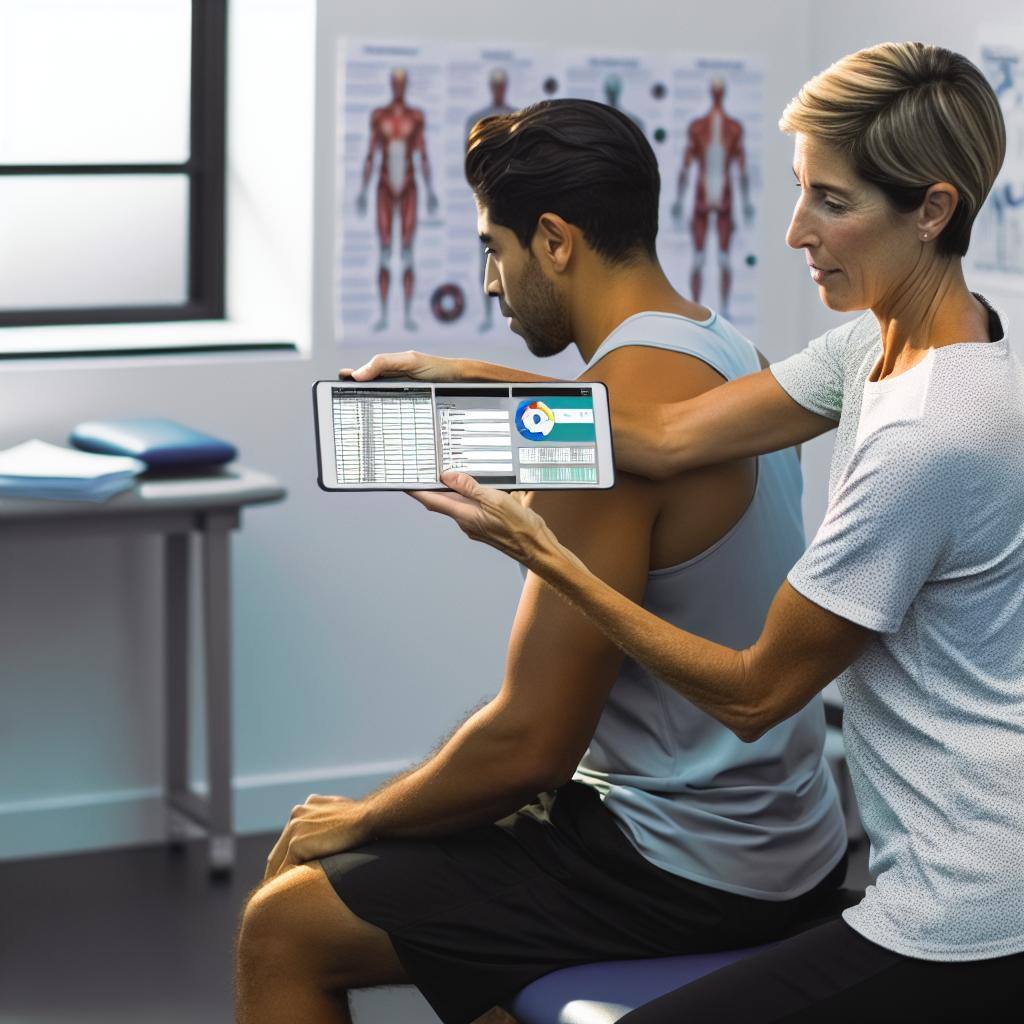 physical therapist pro creating an effective treatment plan via software